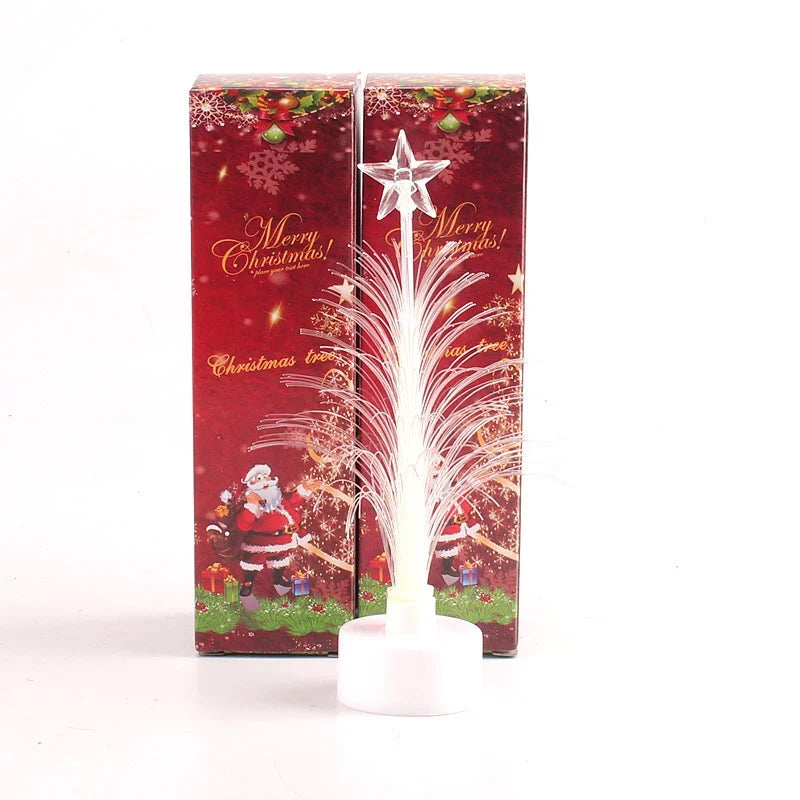 Tabletop Christmas Tree Color-Changing Fiber Optic LED