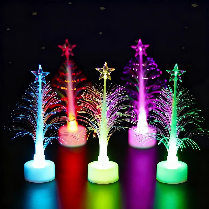 Tabletop Christmas Tree Fiber Optic Color-Changing LED