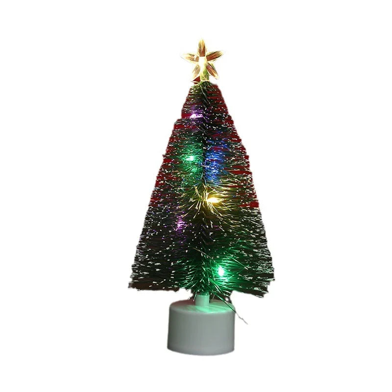 Tabletop Christmas Tree Pre-Lit Colorful LED Sparkling Star