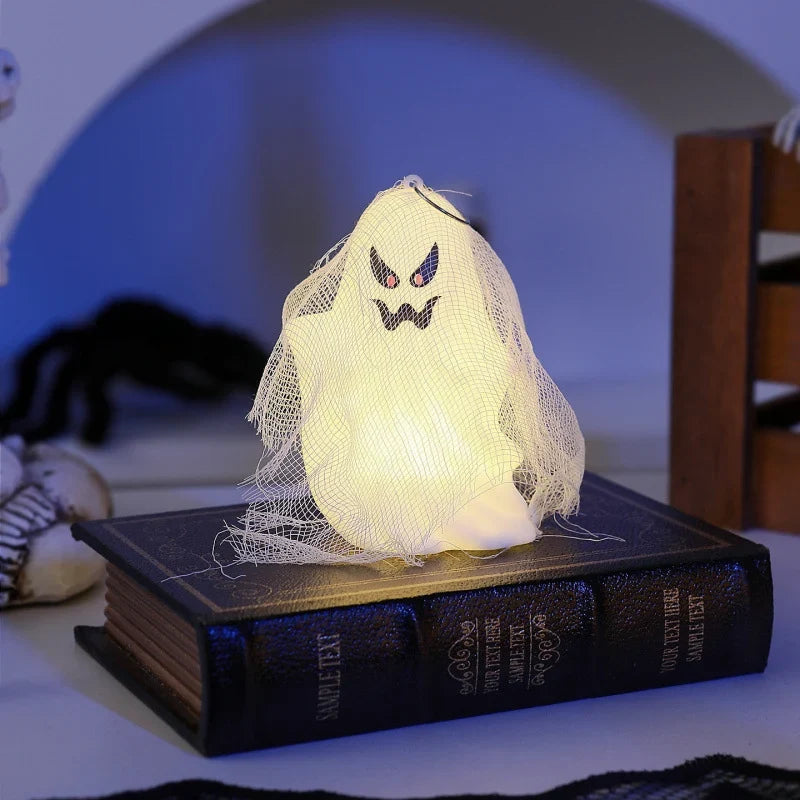 Tabletop Ghost Light Mesh-Wrapped Gentle LED