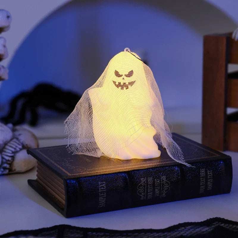 Tabletop Ghost Light Mesh-Wrapped Gentle LED