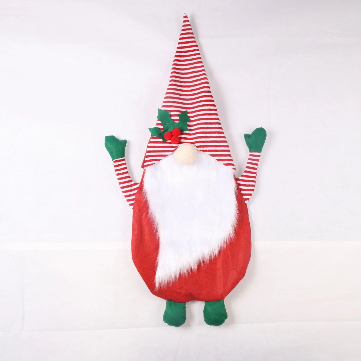 Tabletop Santa Figure Integrated Lights & Soft Fabric