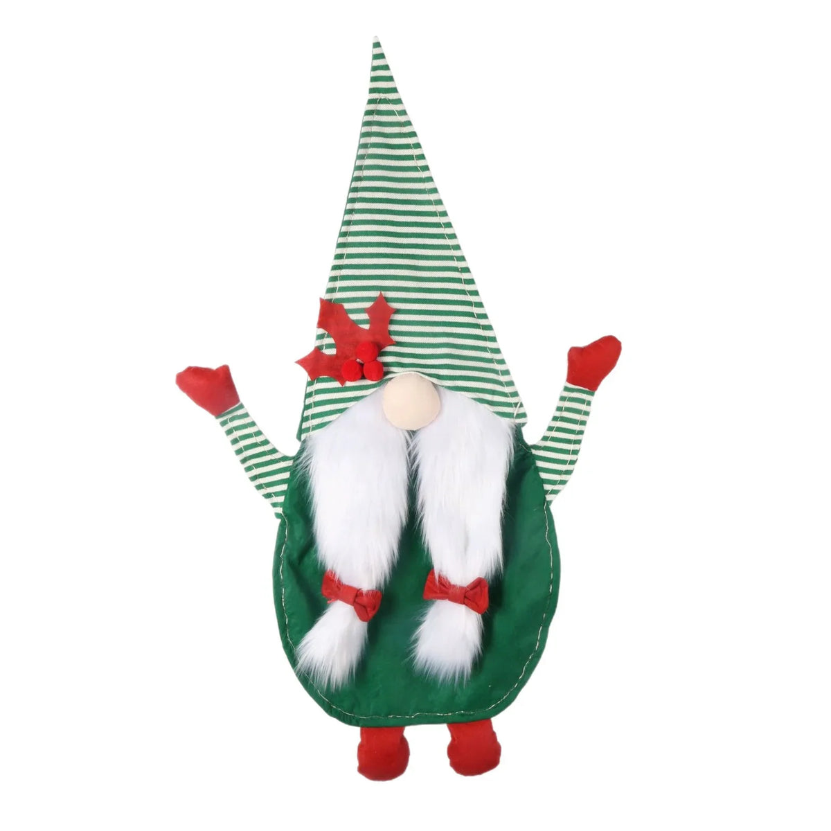 Tabletop Santa Figure Integrated Lights & Soft Fabric