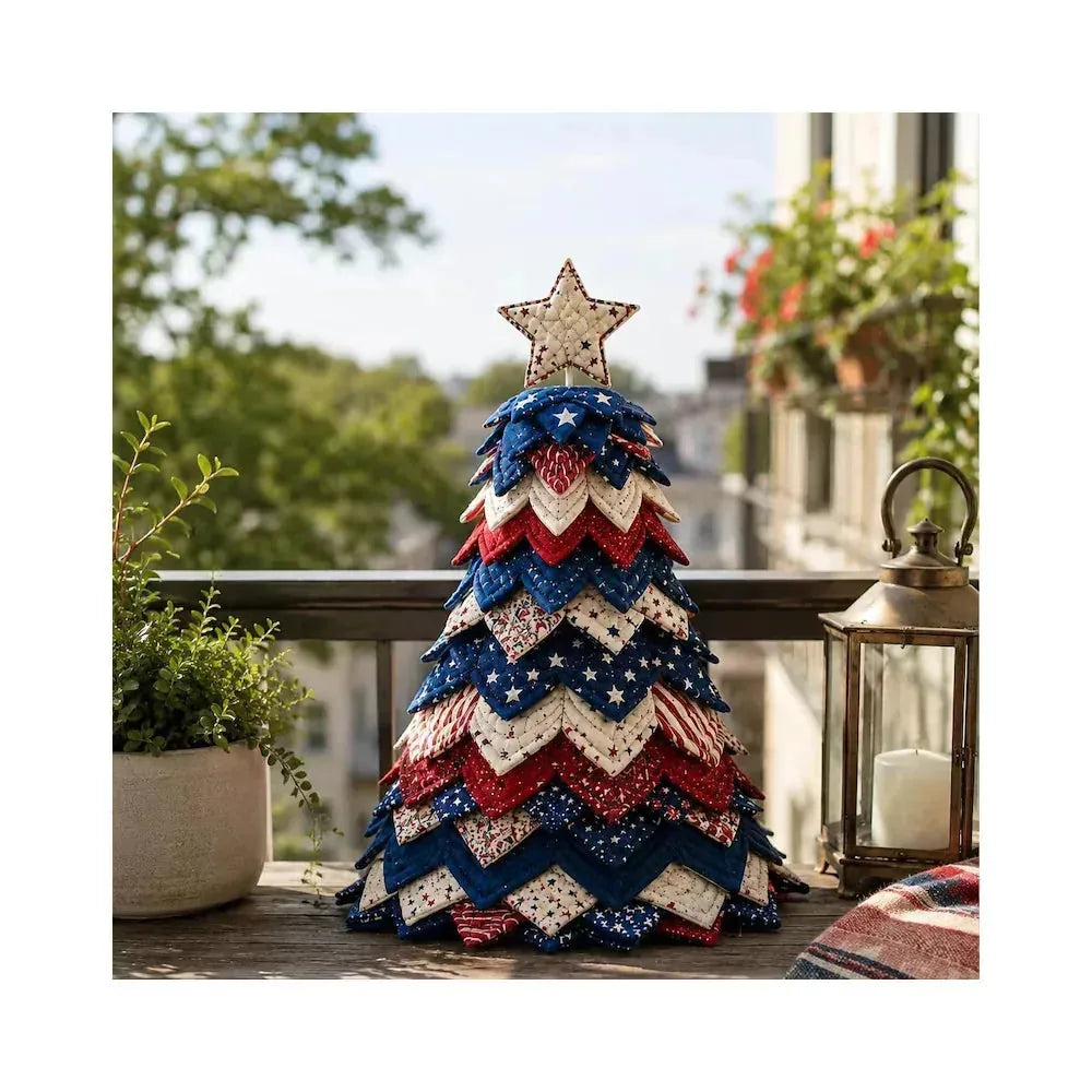 Tabletop Tree DIY Kit Quilted Five Designs