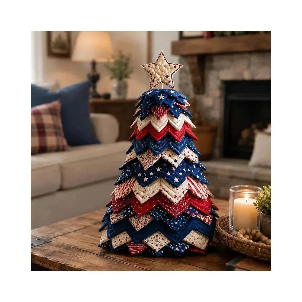 Tabletop Tree DIY Kit Quilted Five Designs