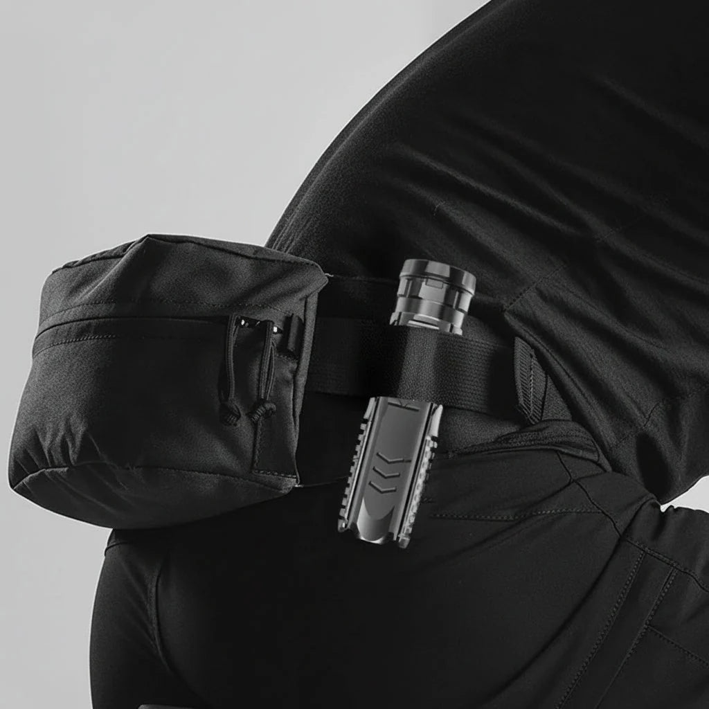 Tactical Flashlight Anodised Aluminium Zoomable Beam USB Rechargeable
