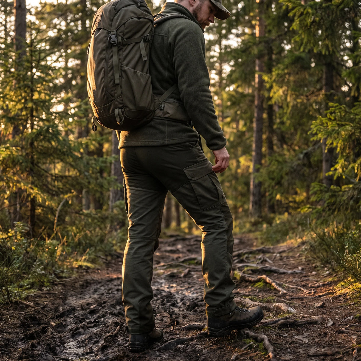 Tactical Pants Ripstop Water-Repellent Reinforced Seams