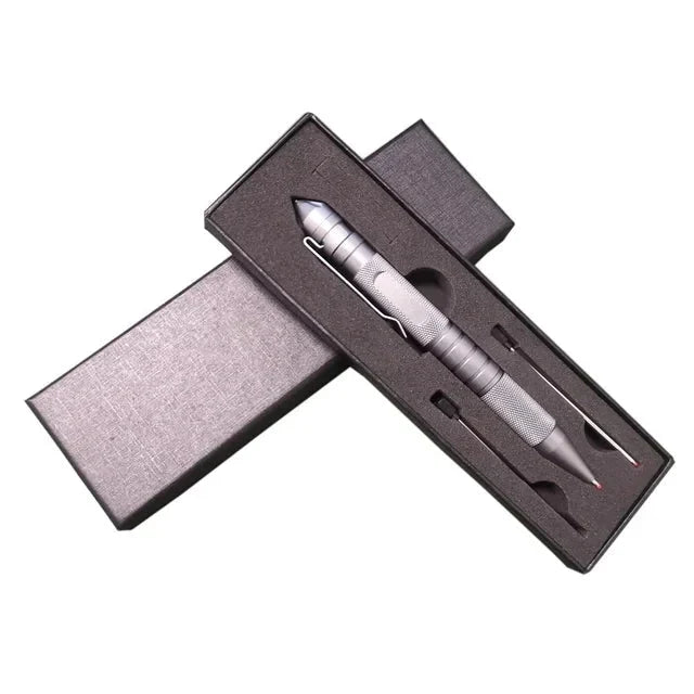 Tactical Pen Aluminum Alloy Tungsten Tip & Whistle