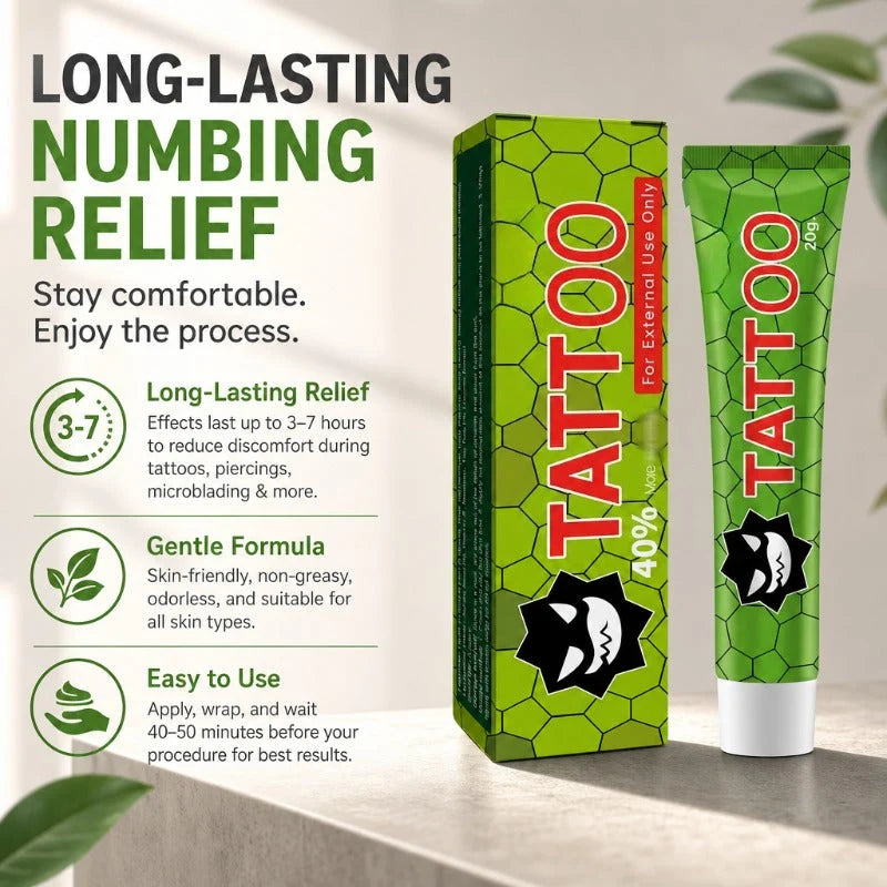 Tattoo Numbing Cream Odorless Non-Greasy