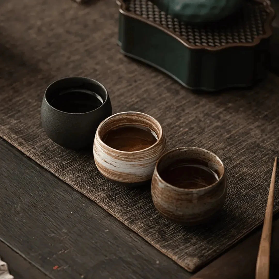 Tea & Coffee Cup Ceramic Textured Finish