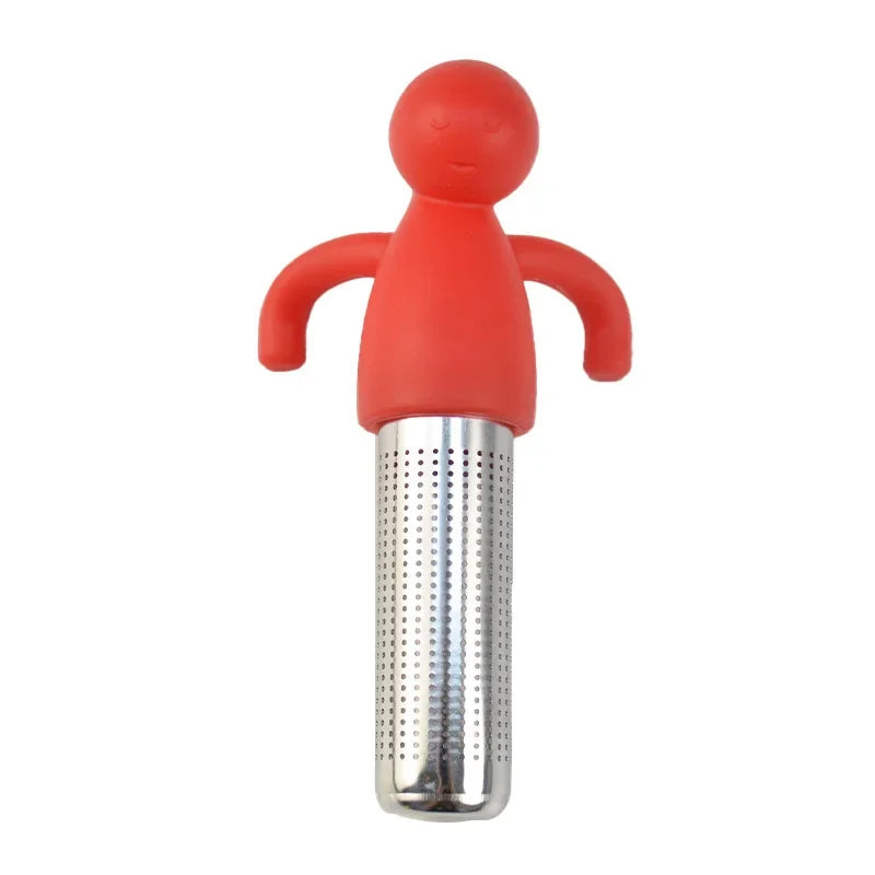 Tea Infuser Stainless Steel Fine Filter Humanoid Design