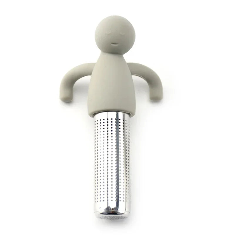 Tea Infuser Stainless Steel Fine Filter Humanoid Design