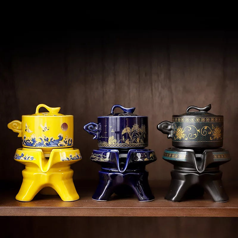 Tea Set Ceramic Traditional Style Set for 6