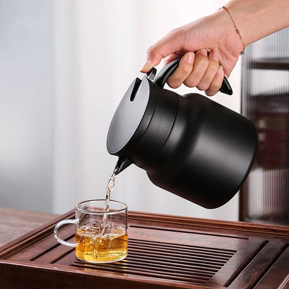 Teapot Double-Wall Insulated Stainless Steel 27.1 Fl Oz