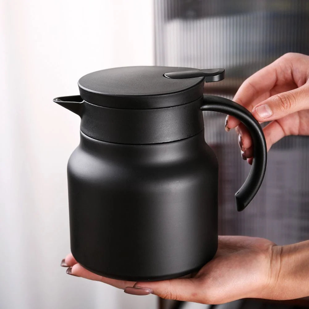 Teapot Double-Wall Insulated Stainless Steel 27.1 Fl Oz