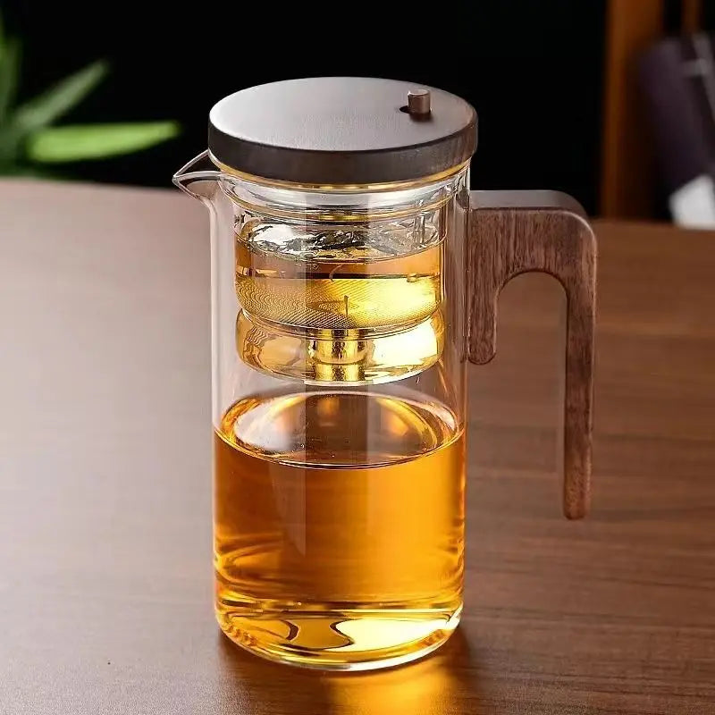 Teapot Glass Body Magnetic Tea Separation