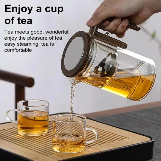 Teapot Water Separation System & Precision Pour Spout