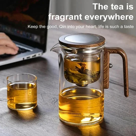 Teapot Water Separation System & Precision Pour Spout