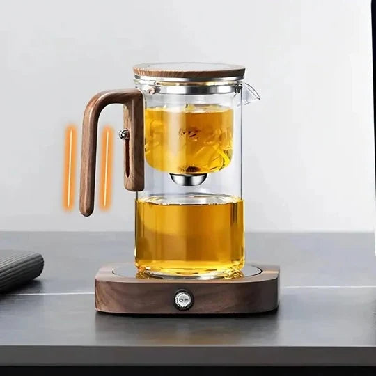 Teapot Water Separation System & Precision Pour Spout