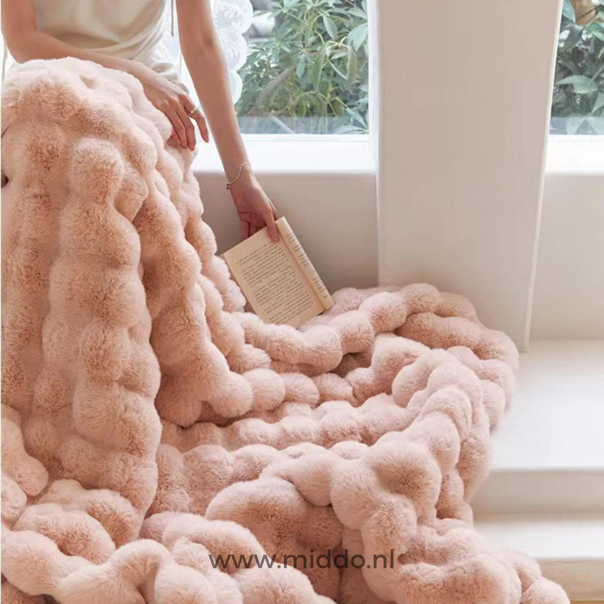 Teddy Blanket Extra Thick Plush Machine Washable