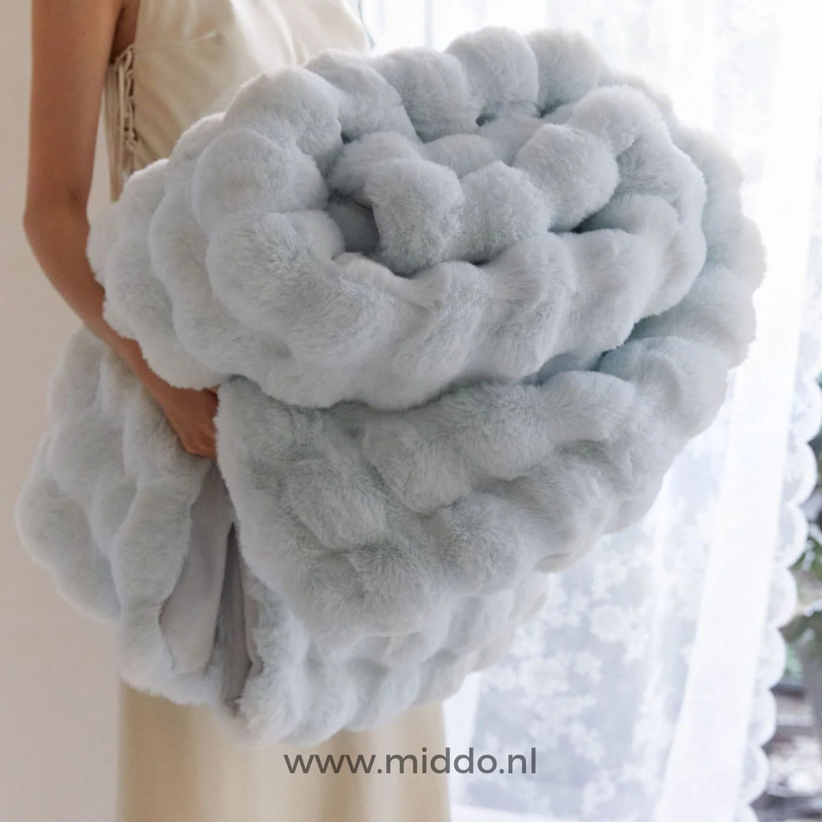 Teddy Blanket Extra Thick Plush Machine Washable