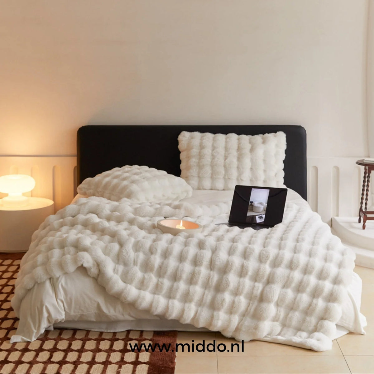 Teddy Blanket Extra Thick Plush Machine Washable