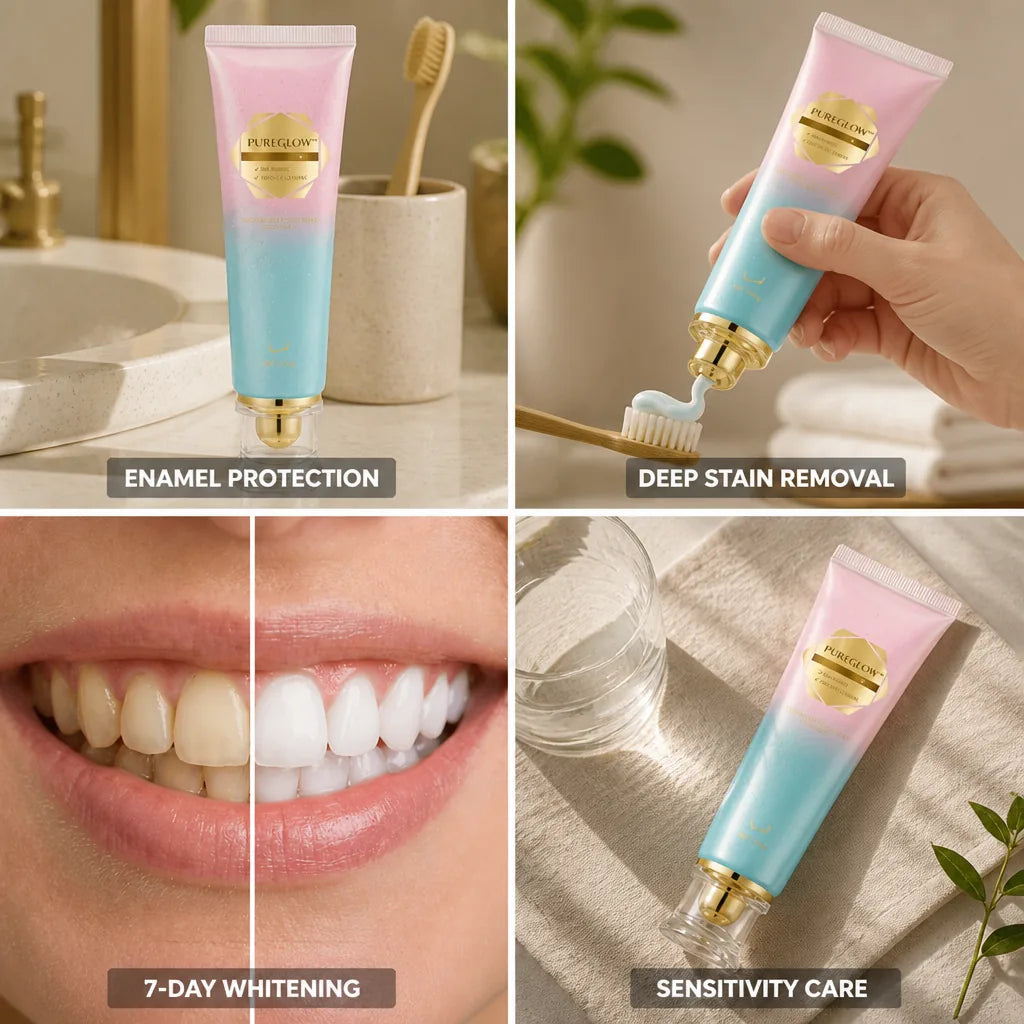 Teeth Whitening Kit 7-Day Results Niacinamide Enamel Care