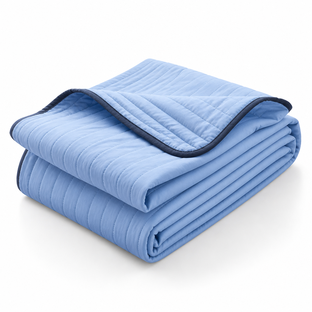 Temperature-Regulating Bamboo-Blend Cooling Blanket
