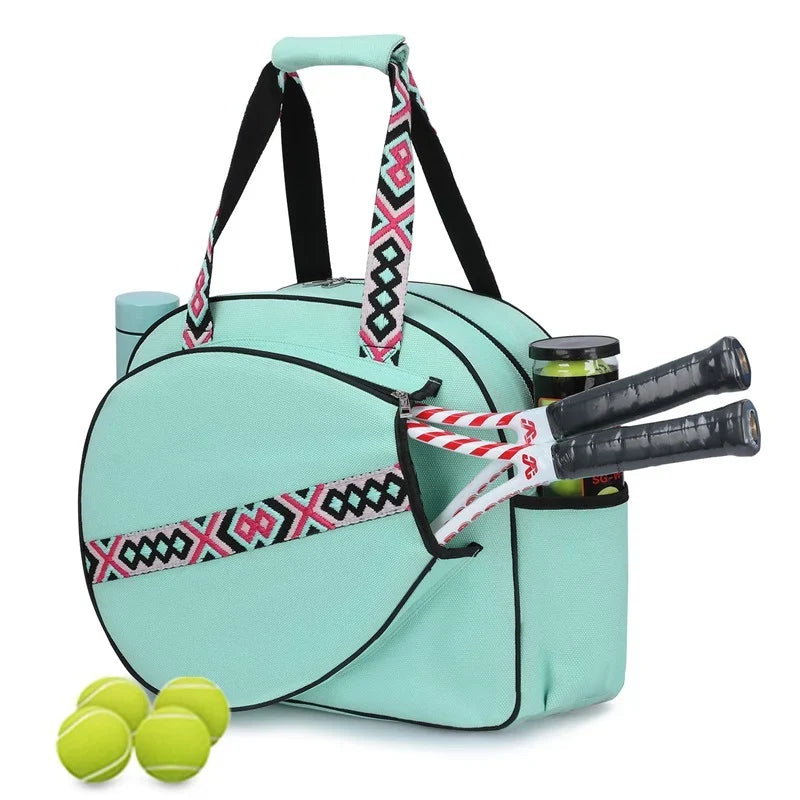 Tennis Bag Spacious Multiple Compartments Weather-Resistant