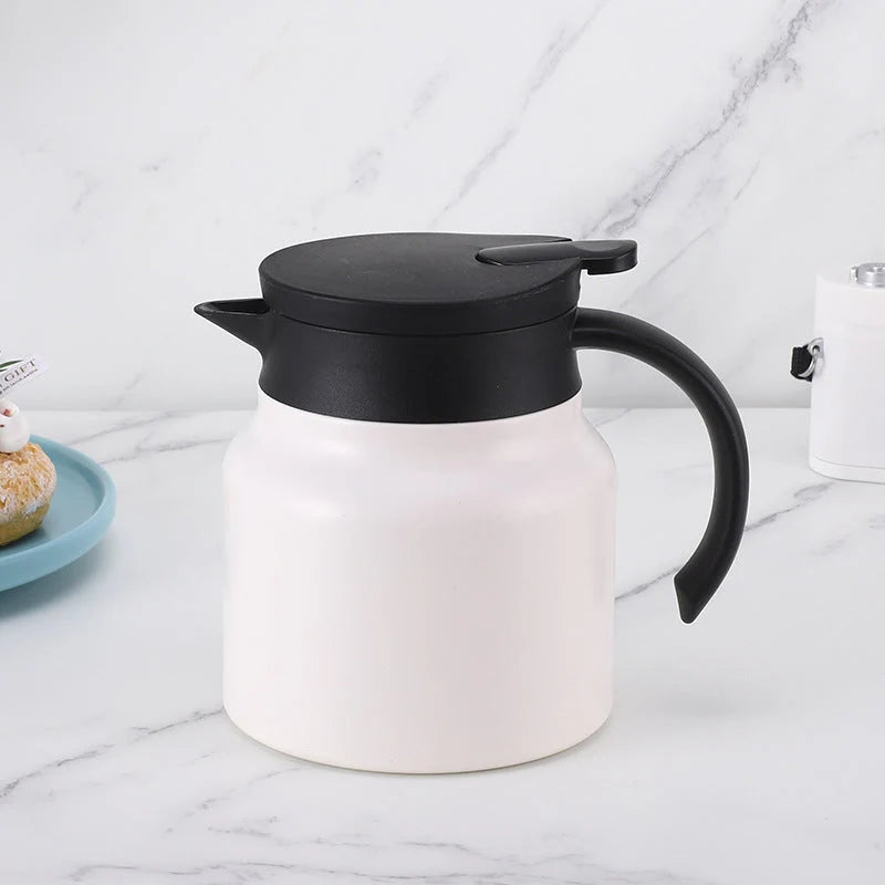 Thermal Flask Stainless Steel Tea Infuser One-Click Pour Spout