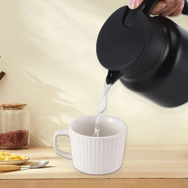 Thermal Flask Stainless Steel Tea Infuser One-Click Pour Spout
