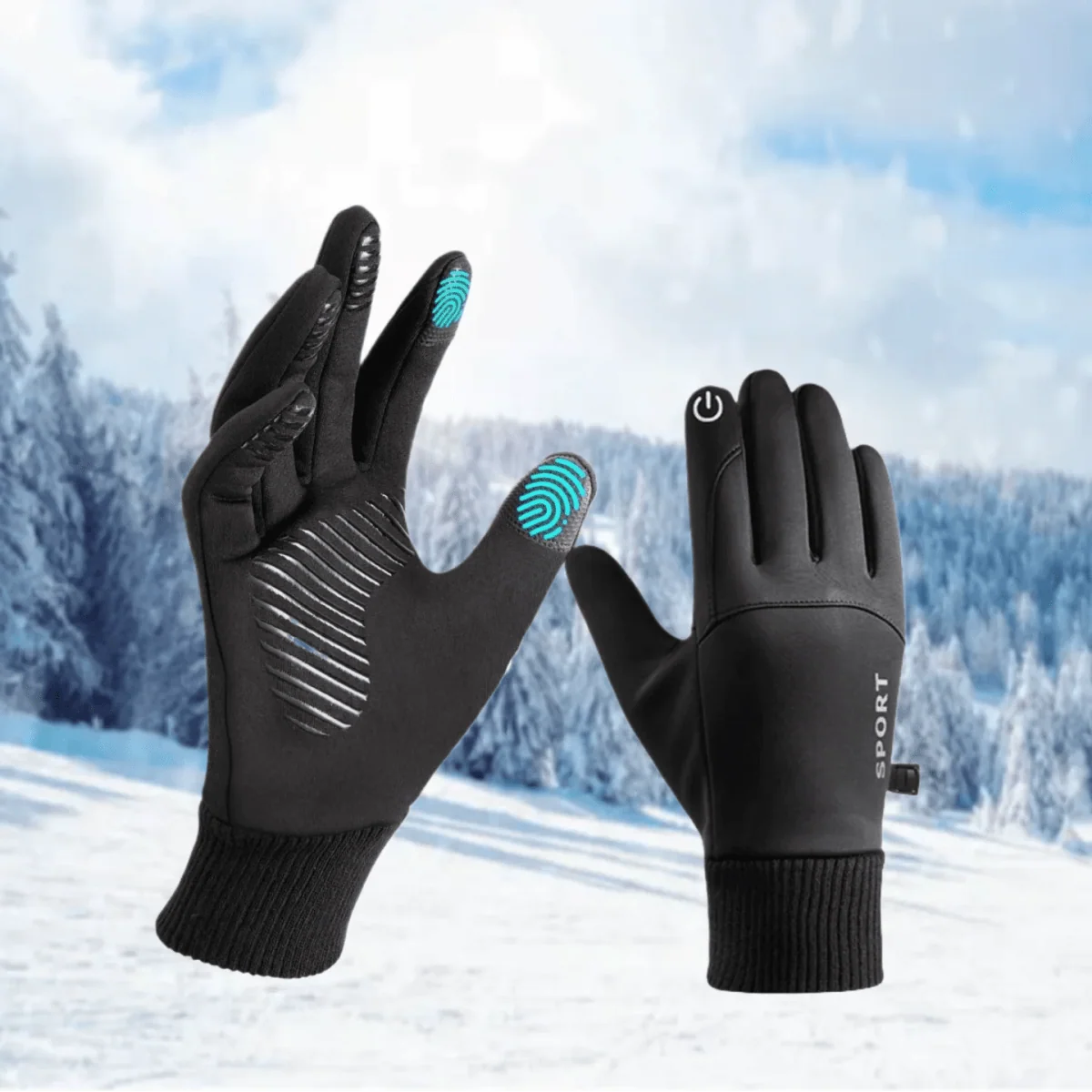 Thermal Gloves Touchscreen-Compatible Water-Resistant Non-Slip Grip