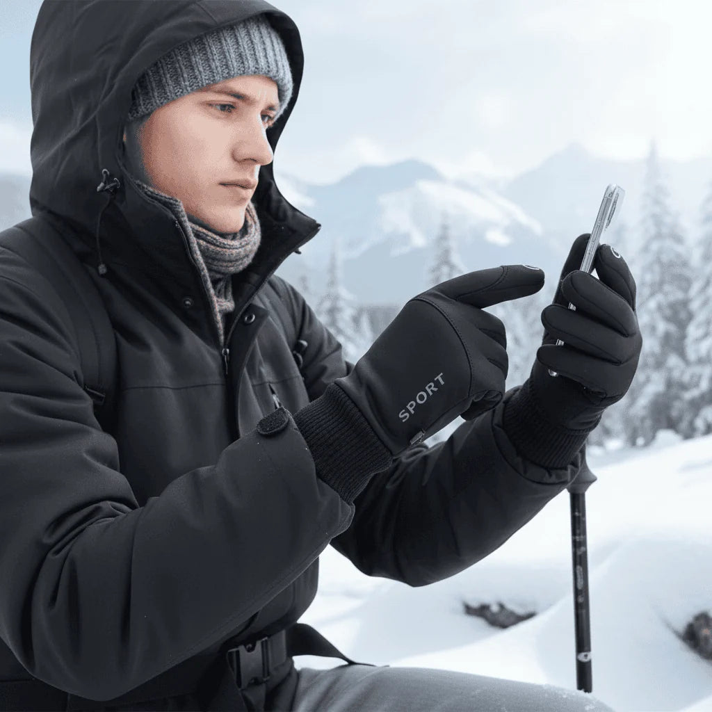 Thermal Gloves Touchscreen-Compatible Water-Resistant Non-Slip Grip
