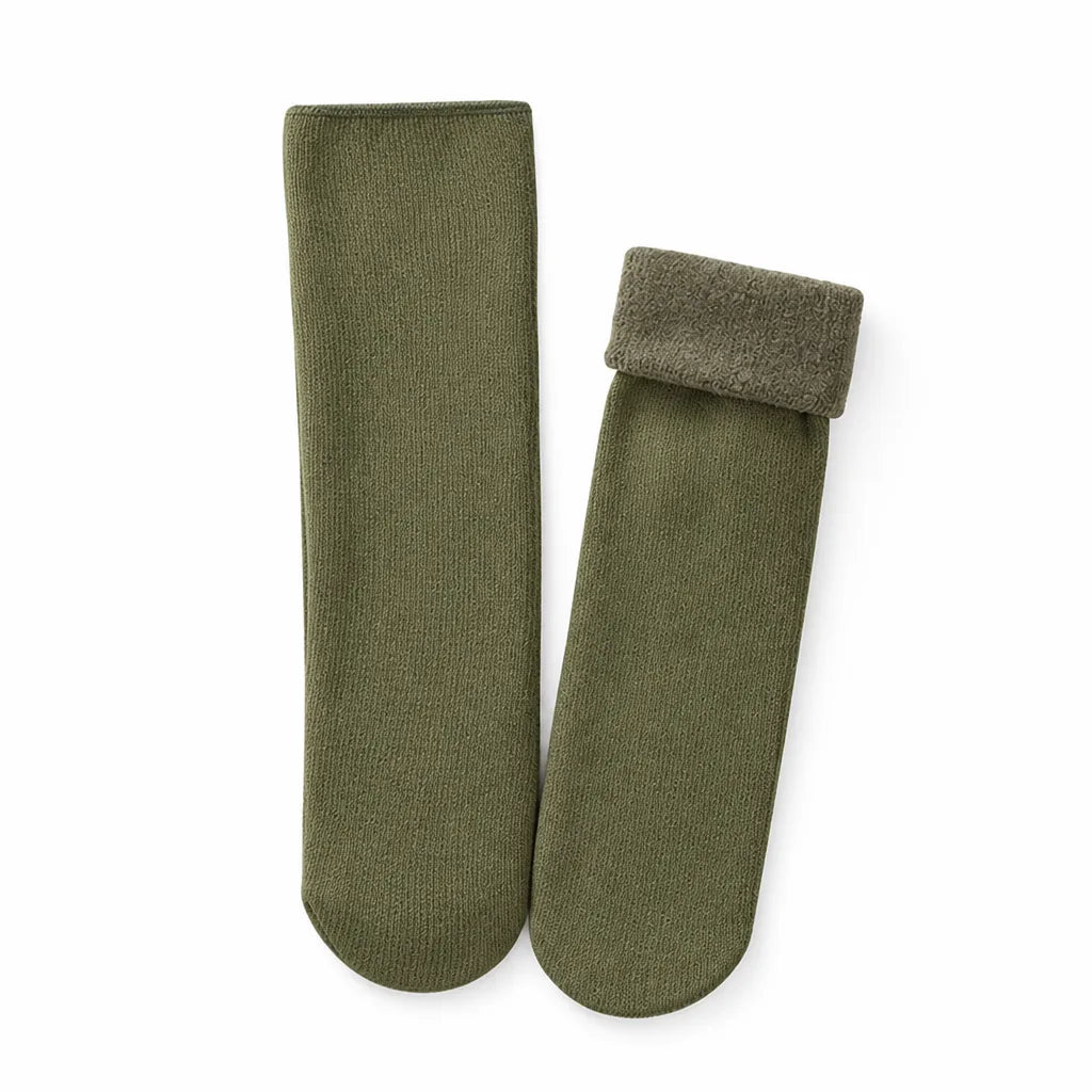 Thermal Socks Cotton & Wool Blend One Size