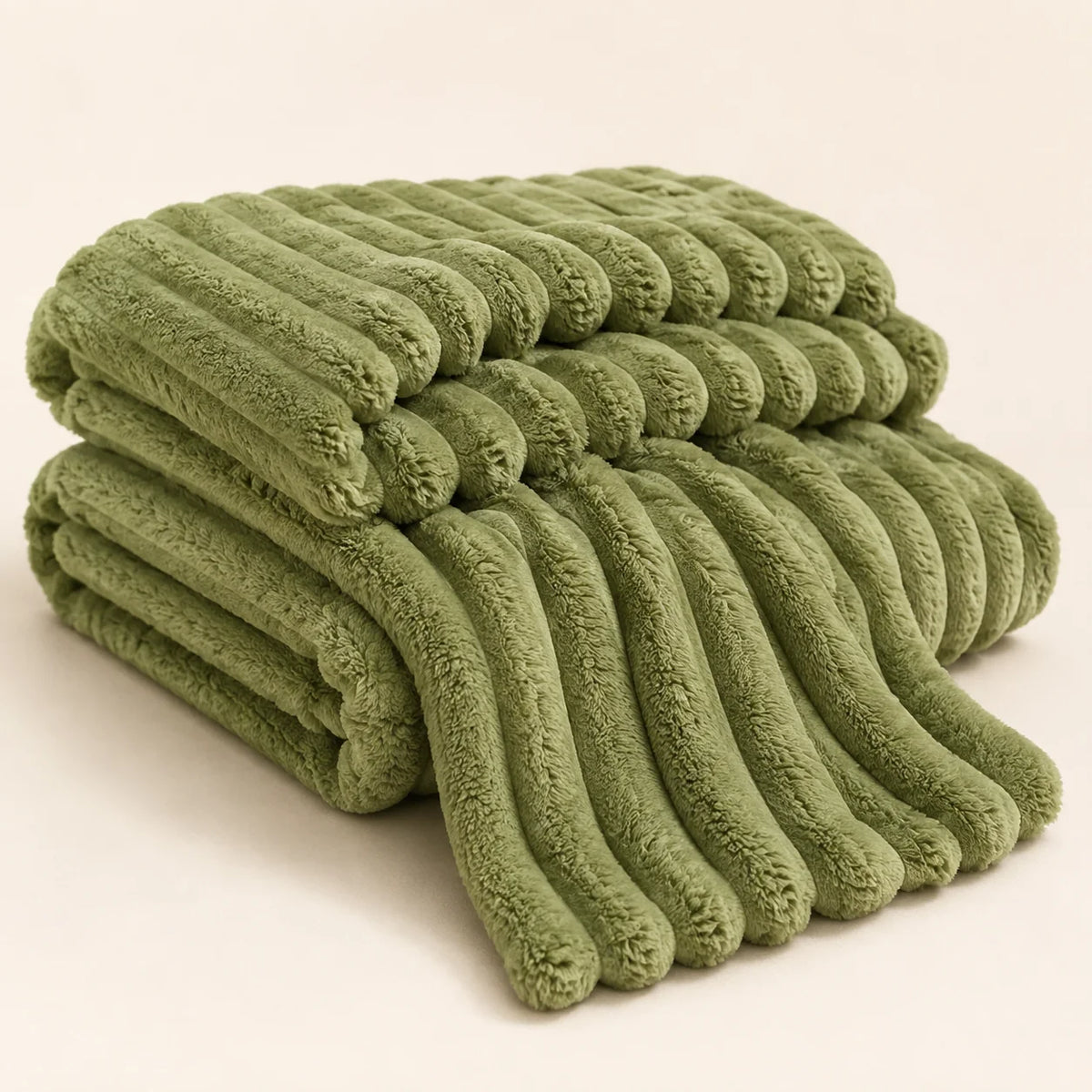 Throw Blanket High-Loft Plush & Dense Backing