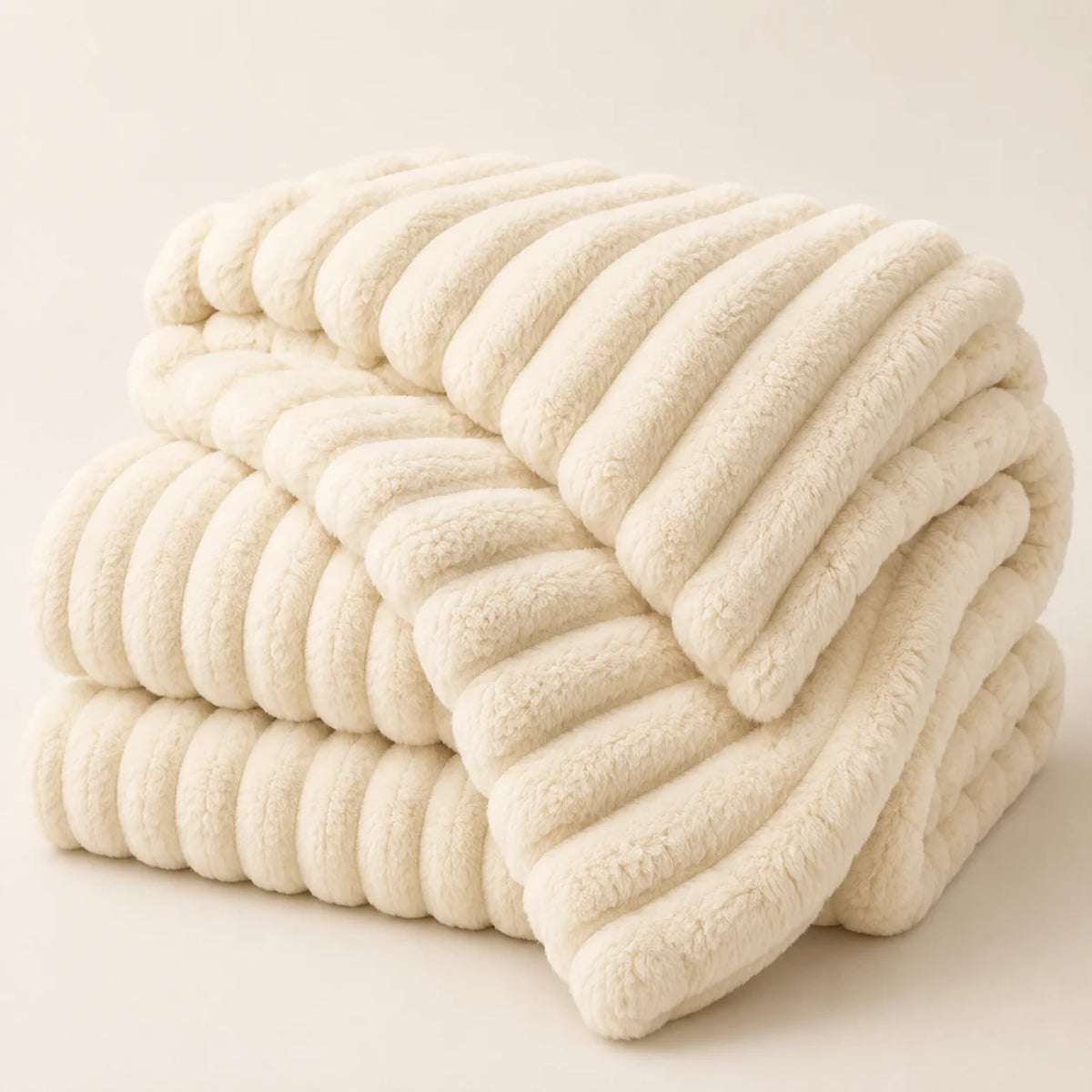 Throw Blanket High-Loft Plush & Dense Backing