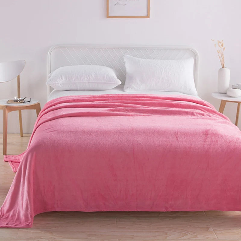 Throw Blanket Plush Velvet Lightweight Machine Washable