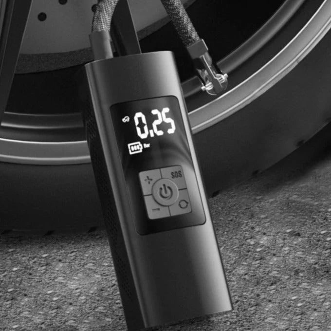 Tire Inflator Cordless 150 PSI LCD Display Automatic Shutoff