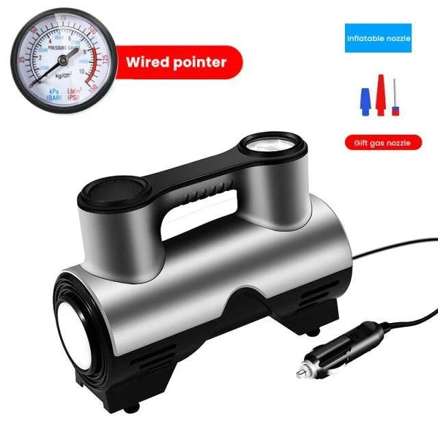 Tire Inflator Portable Auto Shutoff LED Light
