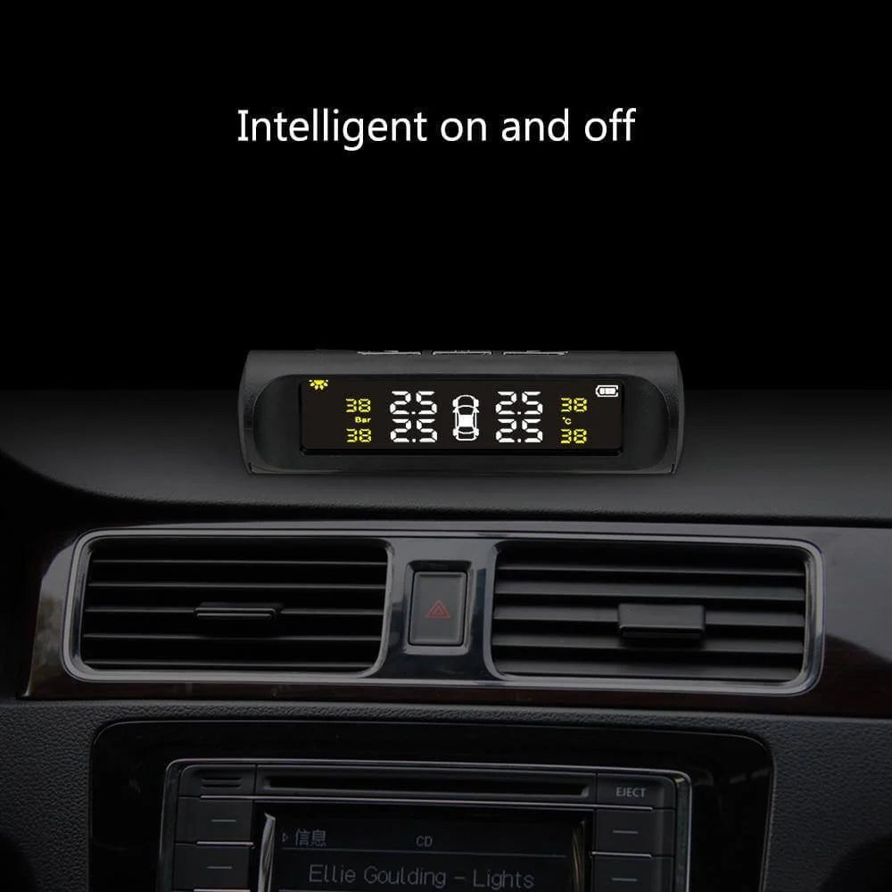 Tire Pressure Monitoring System Solar Powered Wireless Sensors