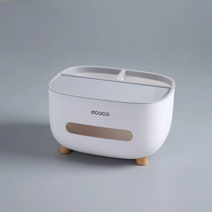 Tissue Dispenser With Phone Holder Dual-Function PP Design