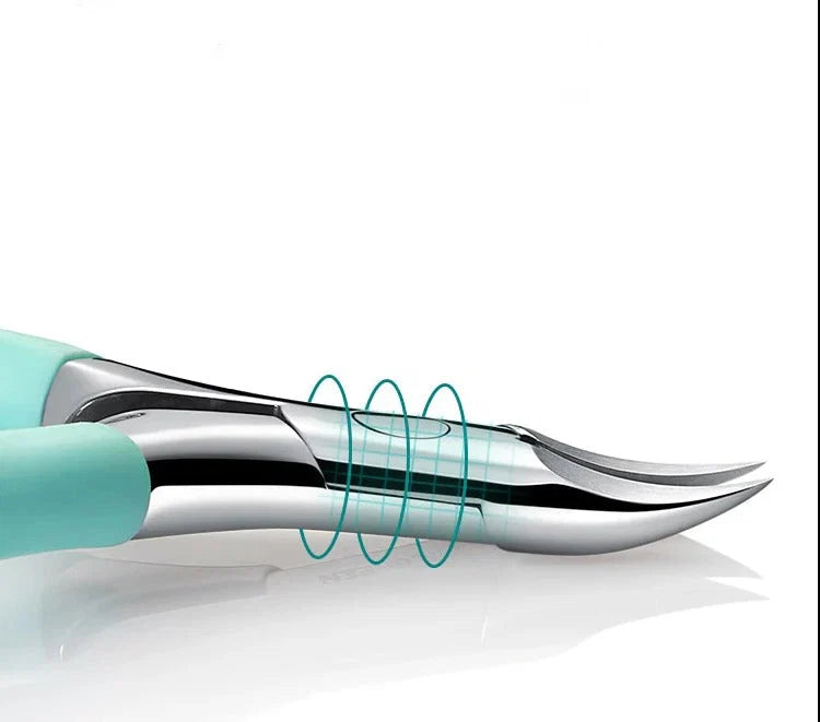 Toenail Clipper Curved Edge Stainless Steel Nail Catcher
