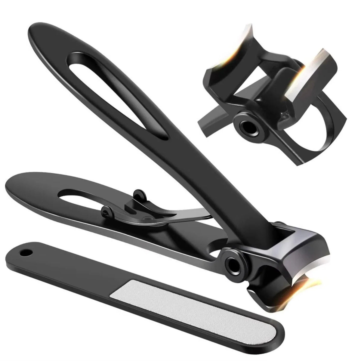 Toenail Clipper Extra Wide Jaw Ergonomic Non-Slip Grip
