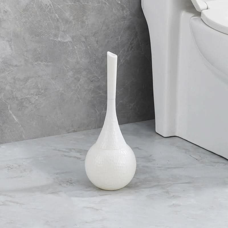 Toilet Brush Sculptural Design Rust-Free ABS Removable Head
