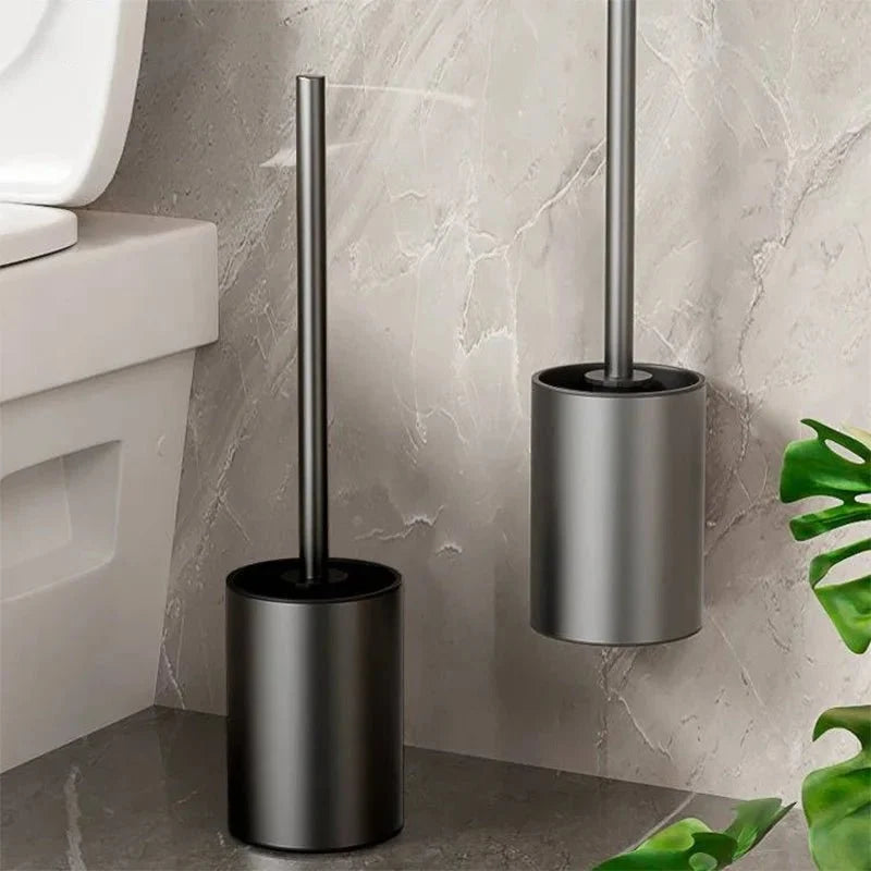Toilet Brush and Holder Set Wall-Mounted No-Drill Aluminumաժողով
