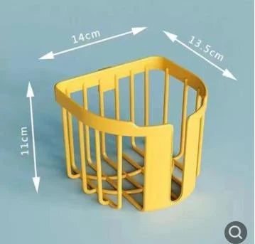 Toilet Paper Holder Enclosed Storage Holds 4 Rolls