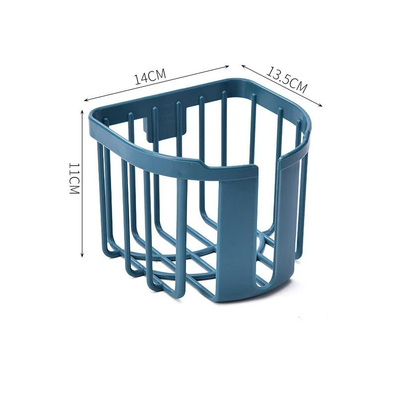 Toilet Paper Holder Enclosed Storage Holds 4 Rolls