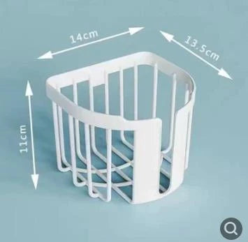 Toilet Paper Holder Enclosed Storage Holds 4 Rolls