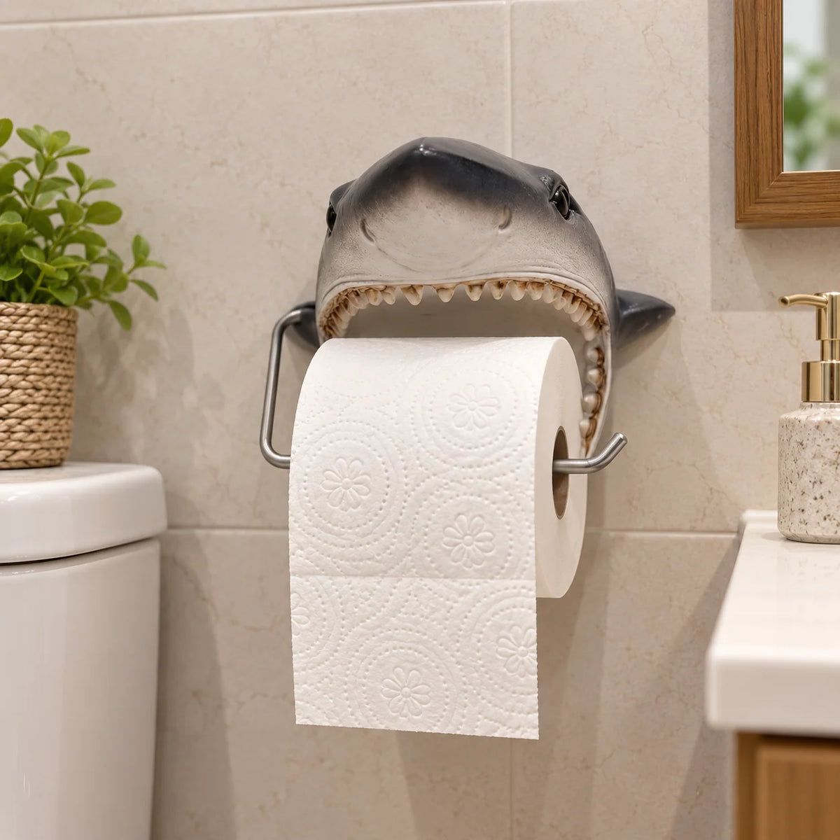 Toilet Paper Holder Ocean Animal Coastal Design