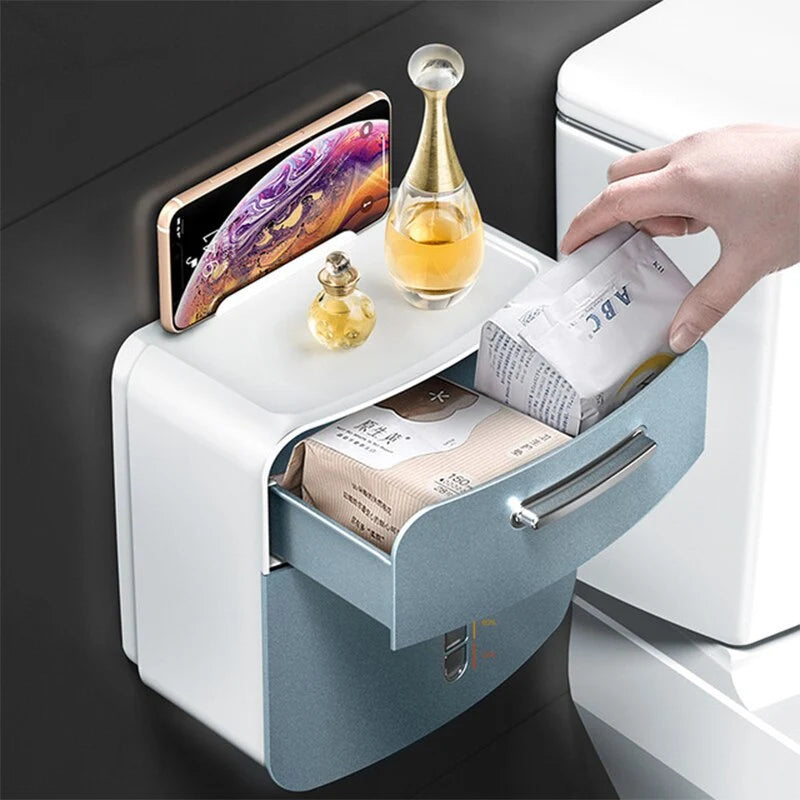 Toilet Paper Storage Rack ABS Top Shelf
